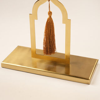 Homez Ramadan Decorative Crescent Design, Gold 40*9*25Cm