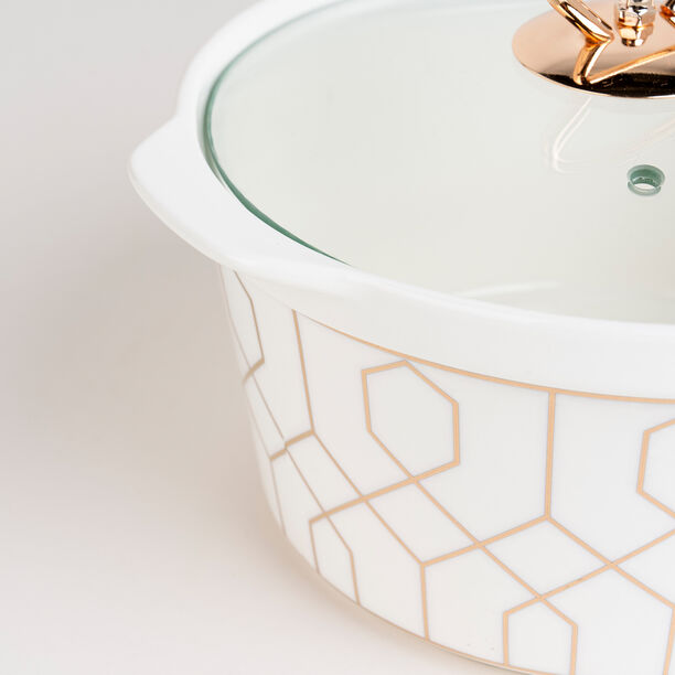 7 Pcs Round Food Warmer With Stand image number 3