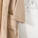 Ambra beige cotton bathrobe S/M image number 8