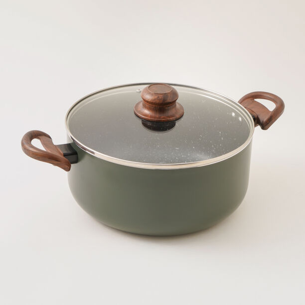 البرتو طقم قدور جرانيت أخضر 12 قطعه image number 1