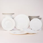 طقم مائدة أبيض من لا ميسا   12 قطعة image number 4