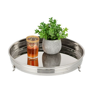 Steel Tray Round Ribbed