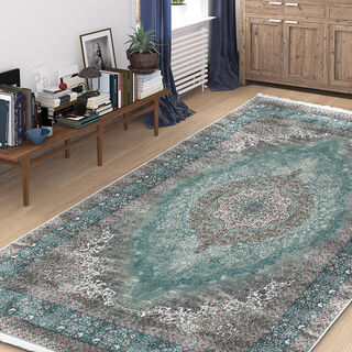 Cottage Silky Carpet Velvet Ice Blue 160X230