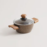 Alberto aluminium 9pcs cookware set, brownstone image number 3