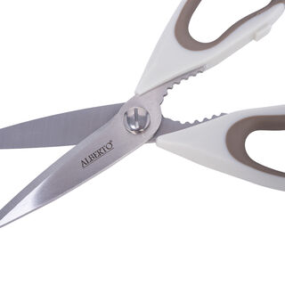 مقص مطبخ مع كسارة الجوز لون بني من البرتو 