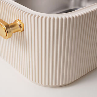 La Mesa stainless steel food warmer 5.0L, gold