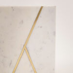 White Marble Waste Basket 19*19*25cm image number 1