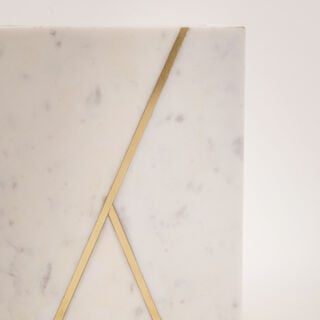 White Marble Waste Basket 19*19*25cm