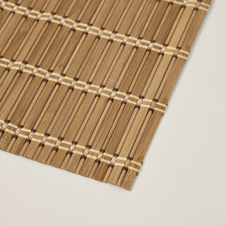 مفرش طاولة من الخيزران لون بني من البرتو 