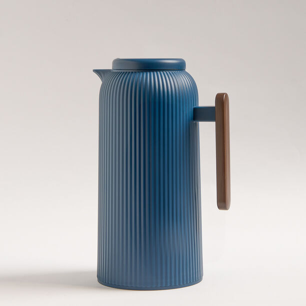 Dallaty blue plastic vacuum flask 1L image number 2