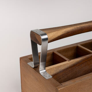 البرتو حامل أدوات مائدة خشب 26*16*20 سم