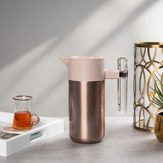 دلة ستيل حافظة للحرارة سعة 1.2 لتر