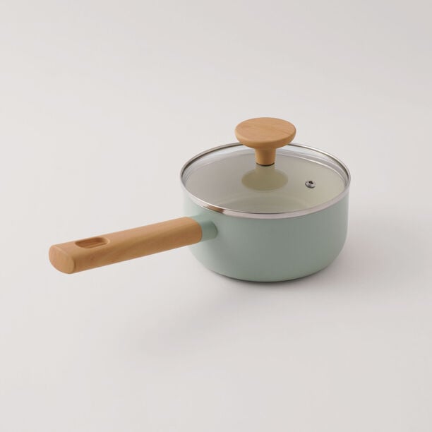 Alberto Aluminum 9Pcs Cookware Set, Green image number 5