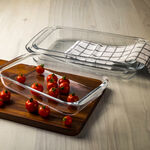 Alberto Value Pack 3Pcs Rectangular Glass Roasters (V:1.6 + V:2.2 + V:3 L) image number 6