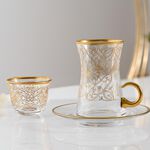 طقم شاي وقهوة 18قطعة image number 6