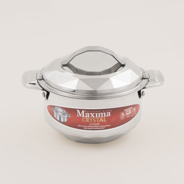 Maxima Stainless Steel Hot Pot 1.0L, Silver image number 3