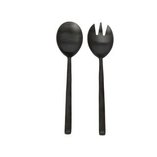 Abundance 2 Pcs Salad Set Matt Chrom Color
