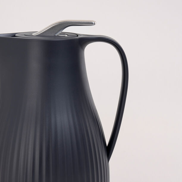 دلة بلاستيك لون رمادي غامق سعة 1 لتر من دلتي image number 2