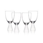 Stem Glass Set Clear Plain 4 Pcs Stem Glass image number 5