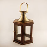 Lucerna Ramadan wooden lanterns, 20*13*15cm image number 0