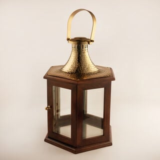 Lucerna Ramadan wooden lanterns, 20*13*15cm