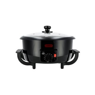 ألبرتو محمصة قهوة كهربائية باللون الأسود 750 جرام، 800 واط