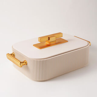 La Mesa Stainless Steel Food Warmer 3L In Gold