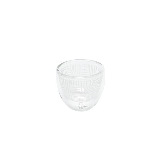 Dallaty white porcelain and glass Tea and coffee cups set 18 pcs image number 7