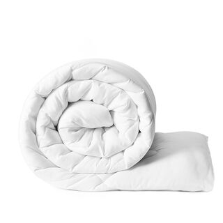 كوتاج لحاف صيفي خفيف أبيض يحشو المايكروفايبر   سرير كوين مقاس 200*200 سم