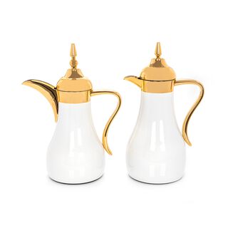 Dallety 2 Pieces Steel Vacuum Flask Set 