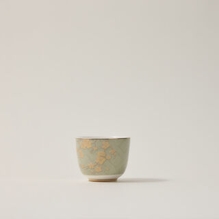 Dallaty green and gold Tea and coffee cups set 28 pcs