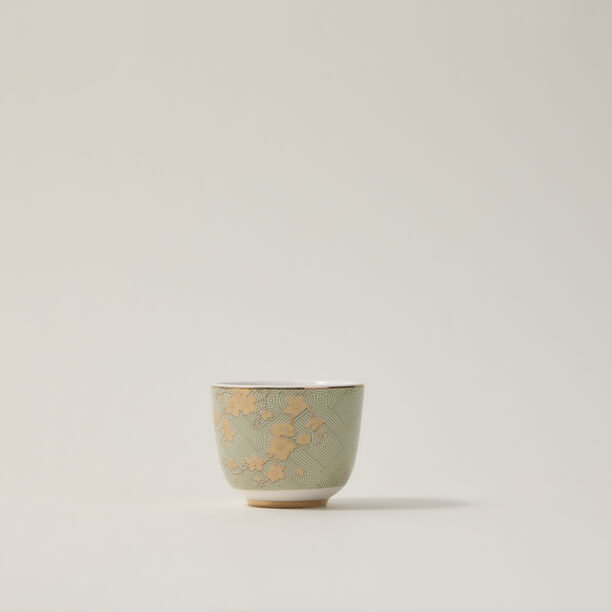 Dallaty green and gold Tea and coffee cups set 28 pcs image number 3