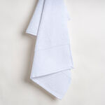 100% cotton, embroidered hand towel, white 50*100 cm image number 0