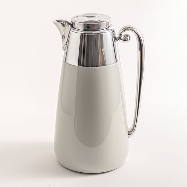 Dallaty set of 2 steel vacuum flask grey & silver 1L image number 3