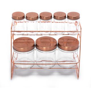 طقم علب تخزين البهارات من البرتو من 8 قطع