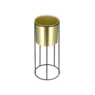 Planter With Stand Gold 26.5*26.5*60.5Cm