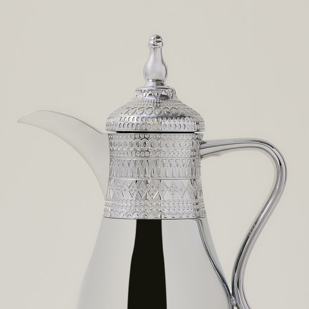 Dallaty jambiyah set of 2 silver steel vacuum flask image number 5