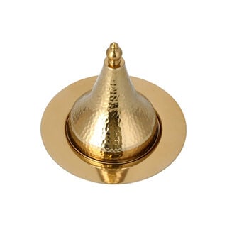 Dates Bowl Steel Manuscript Gold