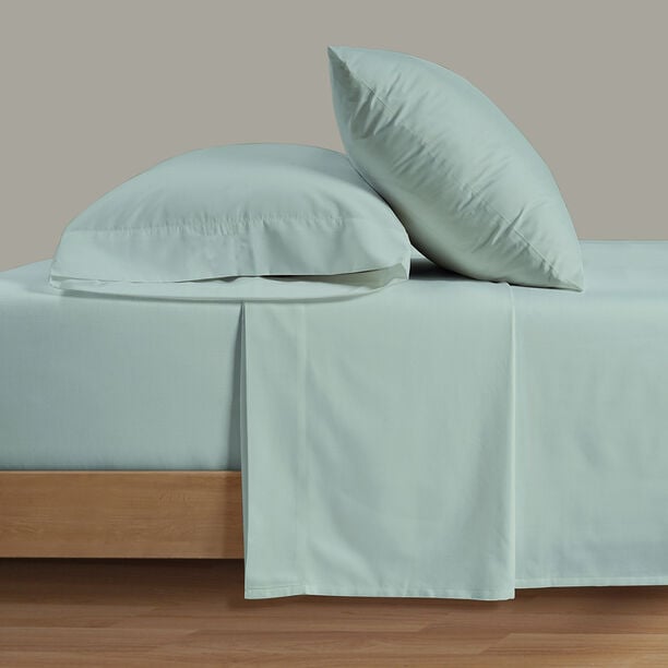 Sateen Cotton Queen Fitted Sheet 180*200+35Cm image number 0
