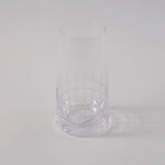 La Mesa 4 Pcs Highball Glass Set, Clear With Cutting Line 8*8*15 Cm image number 3