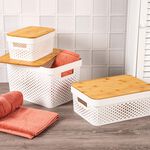 Infinty Basket With Bamboo Lid image number 3