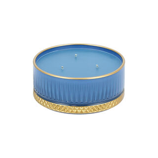Gloria gold candle 13*5.5 Cm Blue