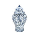 Deco Jar Blue And White 29 *29 *52 cm image number 3