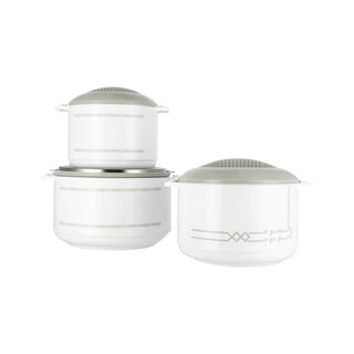 3Pcs Alberto Food Warmer Set