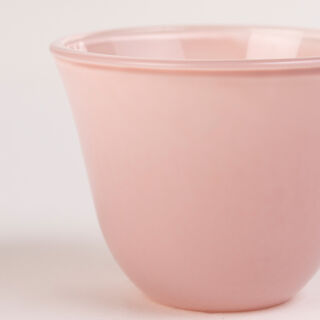 Dallaty peach porcelain and glass Tea and coffee cups set 18 pcs