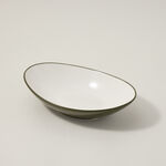 Rio Oval Bowl 2 Pieces Set Green Glaze image number 2