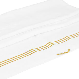 Cotton white bath towel,70*140 cm