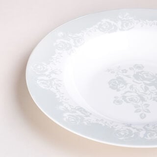 18 Pcs Rosa Pearl Dinner Set 