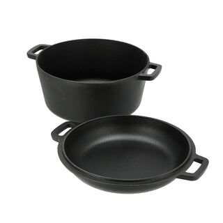 Alberto cast iron double pot 32.2*26*16 cm
