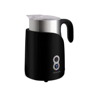 سينكور جهاز صنع رغوة الحليب أسود بقوة 650 واط، 300 مل، 4 وظائف